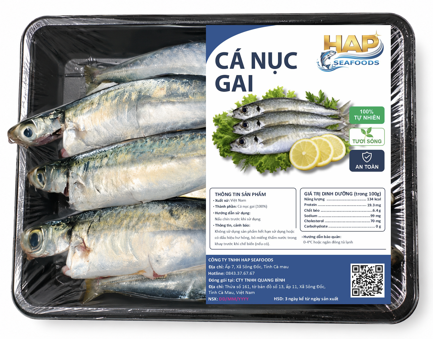 Cá nục gai làm sạch